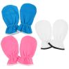 3 Pairs Wax Hand Mask Paraffin Wax Booties Mittens Kids Heated Paraffin Wax Mitts Spa Hand Cover Hot Wax Spa Gloves Paraffin Heated Gloves Soft Thermal Beauty Wax Fleece Skin Care view 1