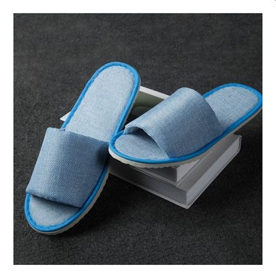 10 Pairs Spa Slippers for Women Multipack, Open Toe Slippers Spa Hotel Guest Slippers for Girls Women (Color : Blue, Size : 28.5cm/11.2inches)
