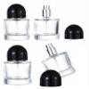 30ML Glass Perfume Bottles Empty Clear Spray Perfume Bottles with Black Lid Refillable Portable Perfume Atomizer Vials Refillable Cosmetic Containers for Perfume Essential Oils Liquids,5 Pack view 2