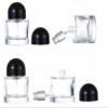30ML Glass Perfume Bottles Empty Clear Spray Perfume Bottles with Black Lid Refillable Portable Perfume Atomizer Vials Refillable Cosmetic Containers for Perfume Essential Oils Liquids,5 Pack view 3