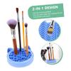 FOMIYES Makeup Brush and Drying Holder Multi-texture Silicone Scrubber for Brush Care Cat Design in Nordic for Facial view 3