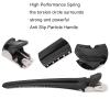12Pcs Duckbill Clips, Duck Bill Hair Clips, Curl Clips, Crocodile Clips, Sturdy Prevent Slipping Seamless Professional Hair Styling Clips for Barber Shop Hair Stylist view 3