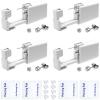 SLVIEKAE 4 Pack Ear Piercing Gun Kit, Disposable Ear Piercings Kits With Silver Earring Studs (4mm) view 1