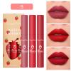 3pcs Lipstick for Women Strawberry Lip Tint Strawberry Lip Tint Lipstick Set Matte Lip Tint Lipstick Waterproof Long Lasting,B view 4