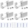 SLVIEKAE 4 Pack Ear Piercing Gun Kit, Disposable Ear Piercing Gun with Silver Earring Studs Safety Ear Piercing Gun Kit Tool (5mm) view 1