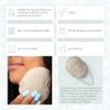 Wildpier Beauty Exfoliating Konjac Sponge - Exfoliating Body Scrubber, Natural Exfoliating Facial Scrubber Sponge for Sensitive Skin, Body Scrubber Exfoliator, Shower Scrubber for Body, Biodegradable view 4