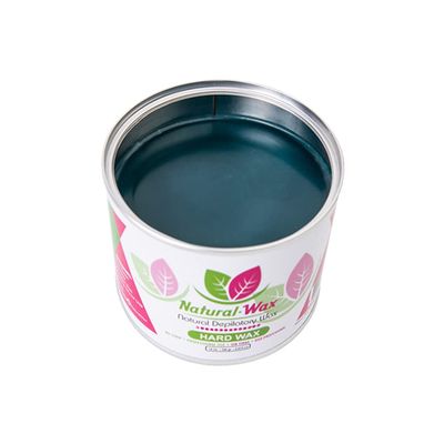 Natural Wax Depilatory Hard Wax - Professional Use 100% Organic Moisturizer - Hair Removal - Ideal for Small Areas and Sensitive Skin (14 oz)