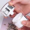 Beaupretty 3pcs Press Cream Jar Pump Container for White Hairdressing Gown Airless Pump Cream Jar Face Lotion Jar Pot Airless Cosmetic Container Cream Cosmetic Jars Cans Travel Pp Filling view 3