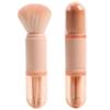 The New Four-in-one Retractable Makeup Brush Super Soft Brush Mini Eye Powder Brush Skin Color Portable Makeup Brush Beauty Tool Eye Shadow Brush Contour Brush Loose Powder Makeup Brush Easy to Carry (Skin tone A) view 1