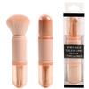 The New Four-in-one Retractable Makeup Brush Super Soft Brush Mini Eye Powder Brush Skin Color Portable Makeup Brush Beauty Tool Eye Shadow Brush Contour Brush Loose Powder Makeup Brush Easy to Carry (Skin tone A) view 4