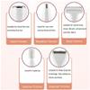 Electric Lady Shaver, 5-in-1 Painless Electric Razor for Women, Bikini Trimmer Women Body Hair Removal for Legs, Arms, Underarms, Face, Eyebrow and Bikini view 3