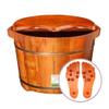Foot Tub Wooden Foot Basin Foot Basin for Adults,Foot Tub for Soaking Feet,Foot Soak Bucket,Foot Bath Spa Tub with Lid,Wood Bucket for Pedicure foot Bath Wooden Bucket Foot Spa Household Wash Ba view 1