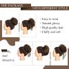 HMD 5 Pieces Messy Hair Bun Hairpiece Tousled Updo for Women Hair Extension Ponytail Scrunchies with Elastic Rubber Band Long Updo Messy Hairpiece Hair Accessories Set for Women8L view 2