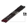 3 Pcs x Italia Deluxe [ 1057 Black Currant ] Ultra Fine Lip liner Pencil Lipliner Set + Free Zipper Bag Full Size view 3