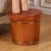 Foot Tub Wooden Foot Basin Foot Soak Bucket made of Wood,Foot Spa for Kids Girlsr,Foot Basin for Soaking Feet,Foot Tub for Soaking Feet. foot Bath Wooden Bucket Foot Spa Household Wash Ba ( Size : B ) view 4