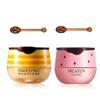 2PCS Bee Balm Honey Pot,Propolis Moisturizing Lip Mask,Hydrating & Prevention Dry and Cracked Lip Scrubs Exfoliator view 1