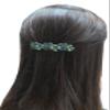 2 Set of 4, 8 Count, JCGY Metal Barrettes Artwork Design Crystal Flower Barrettes U86800-4-4-2 view 4