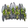 JCGY Metal Barrette Artwork Design Crystal Flower Barrette YY86800-4olivine view 1