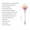 Single Makeup Brush Single Large Loose Powder Makeup Tools Makeup Brush Large Loose Powder Brush Nail Dust Brush Beauty Repair Brush Blush Brush Supplies Multi-function Universal Makeup Brush (Purple 1 piece) view 2