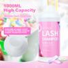 ACTROL Eyelash Extension Cleanser Bubble Gum 1L Natural Lash Extension Shampoo Professional Eyelid Foaming Cleanser Paraben & Sulfate Free Non-lrritating with Salon and Home Care view 4