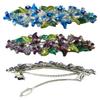 Set of 2 JCGY Crystal Flower Barrettes for Women Girls U86800-1-2sbluePurple view 2
