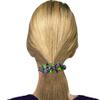 Set of 2 JCGY Crystal Flower Barrettes for Women Girls U86800-1-2sbluePurple view 4