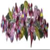 JCGY Crystal Flower Barrette for Women Girls Metal Hair Clip U86800-1rose view 1