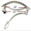 JCGY Crystal Flower Barrette for Women Girls Metal Hair Clip U86800-1rose view 3