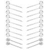 20pcs Silver Metal Tray Hair Pins Hair Bobby Pins with 12mm Round Brass Tray Hairpins Metal Hair Clips Hair DIY Decoration Accessories view 1