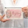 Bridesmaid Proposal Gifts - Personalized Makeup Bag for Women - 9 Colors - Custom Cosmetic Bag for Girls w/Name - Monogrammed Cosmetic Pouch - D2 view 4
