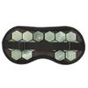Sleeping Eye Mask, Soft Adjustable Jade Stones Eye Masks Magnet Therapy Eyeshade Eye Cover Masks for Sleeping Travel Naps, Home, Hotel(Green) view 1