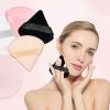 LRICXFANG 15 Pcs Triangle Powder Puff, Puffs for Face Makeup Pure Cotton Puff Soft Velour Loose Mineral Body Cosmetic Foundation - Wet & Dry Beauty Tools view 4