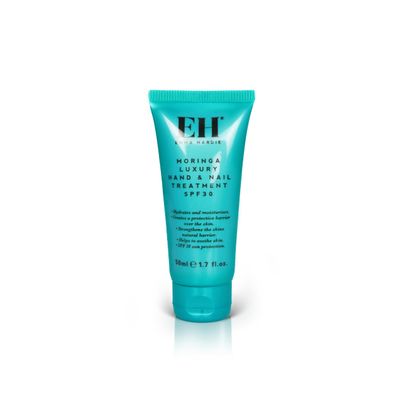 Emma Hardie 50ml Moringa Luxury Hand & Nail Treatment with SPF 30 UVA & UVB Sun Protection, Helps to Protect from Sun Damage, Hydrate, Soothe & Condition the Skin, Vegan & Cruelty Free
