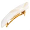 L. Erickson Porto Barrette - Classic - Alba, 1 Count, Beige, 3/8" Wide, 2 7/8" Long, Unisex, Adults, Hair Securing, Hairdressing, Casual, Classic Style view 1