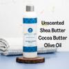A Girl's Gotta Spa! Naturally Scented Body Lotion Unscented with Shea and Cocoa Butter 8oz view 2