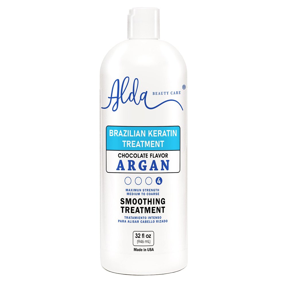 Alda Beauty Care Maximun Keratin Hair Smoothing Treatment Blowout Straightening Chocolate Flavor (32 fl oz)