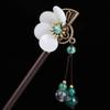 qbodp Wooden Hair Sticks for Buns Beads Tassel Hair Chopsticks Handmade Elegant Hair Pins Stick Chinese Classical Wood Chopsticks for Women Hair Accessories view 3