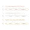 120 Pcs Hair Rings for Braids Hair Braid Rings Loop Clips for Women Dreadlocks DIY Hair Accessories (3 Colors view 1