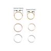 120 Pcs Hair Rings for Braids Hair Braid Rings Loop Clips for Women Dreadlocks DIY Hair Accessories (3 Colors view 2