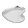 Heart Shaped Art Palette - Stainless Steel Nail Art Palette for DIY Paint Mixing - Silver view 3