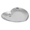 Heart Shaped Art Palette - Stainless Steel Nail Art Palette for DIY Paint Mixing - Silver view 4