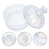 FOMIYES Nail Art Liquid Container Glass Manicure Cup Cup Lid Nail Art Bowl Set view 4