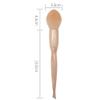 Electroplating Skin Color Flame Blush Brush Single Blush Makeup Brush Large Soft Hair Skin Color Highlight Brush Beauty Tool Fiber Hair Soft and Delicate Beauty Supplies (Electroplating skin tone) view 3