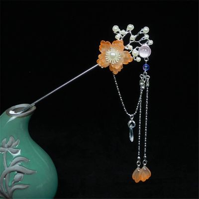 Chinese Ancient Style Hairpin Tassel dress Women Bridal Hair Accessories 1