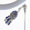 Women's Ethnic Blue Bell Hair Clip Indian Jewelry Traditional Hollow Tassel Hair Stick Jewelry Style 2 view 2