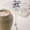 Antiquity Ink Lotus Hanfu Kanzashi Hair Crown Tassel Hairpin Step Shaking Fairy Ornament Kanzashi view 1
