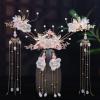 Antique Step Hanfu Tire Men And Women Shake Tassel Accessories Bridal Hair Accessories Set 4 sets of ear hooks view 4