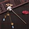 Qianhe Tassel Hairpin Hair Accessories Hanfu dress Wind Step Shaking Flower Pearl Hairpin A view 1