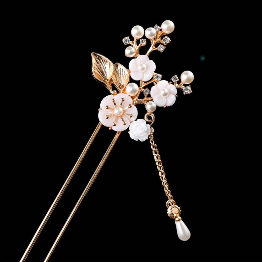 Women's Flower Hairpin Vintage Crystal Hairpin Jewelry And Party Hairpin 10