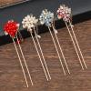 Women's Flower Hairpin Vintage Crystal Hairpin Jewelry And Party Hairpin 10 view 3
